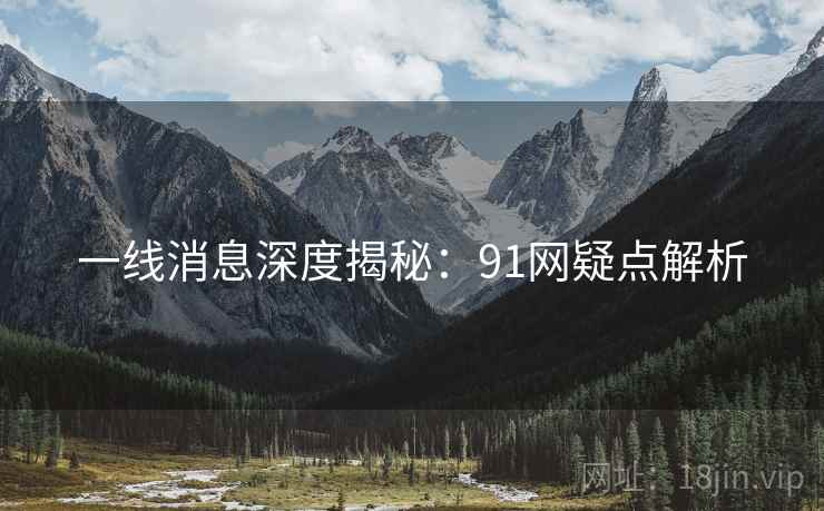一线消息深度揭秘：91网疑点解析